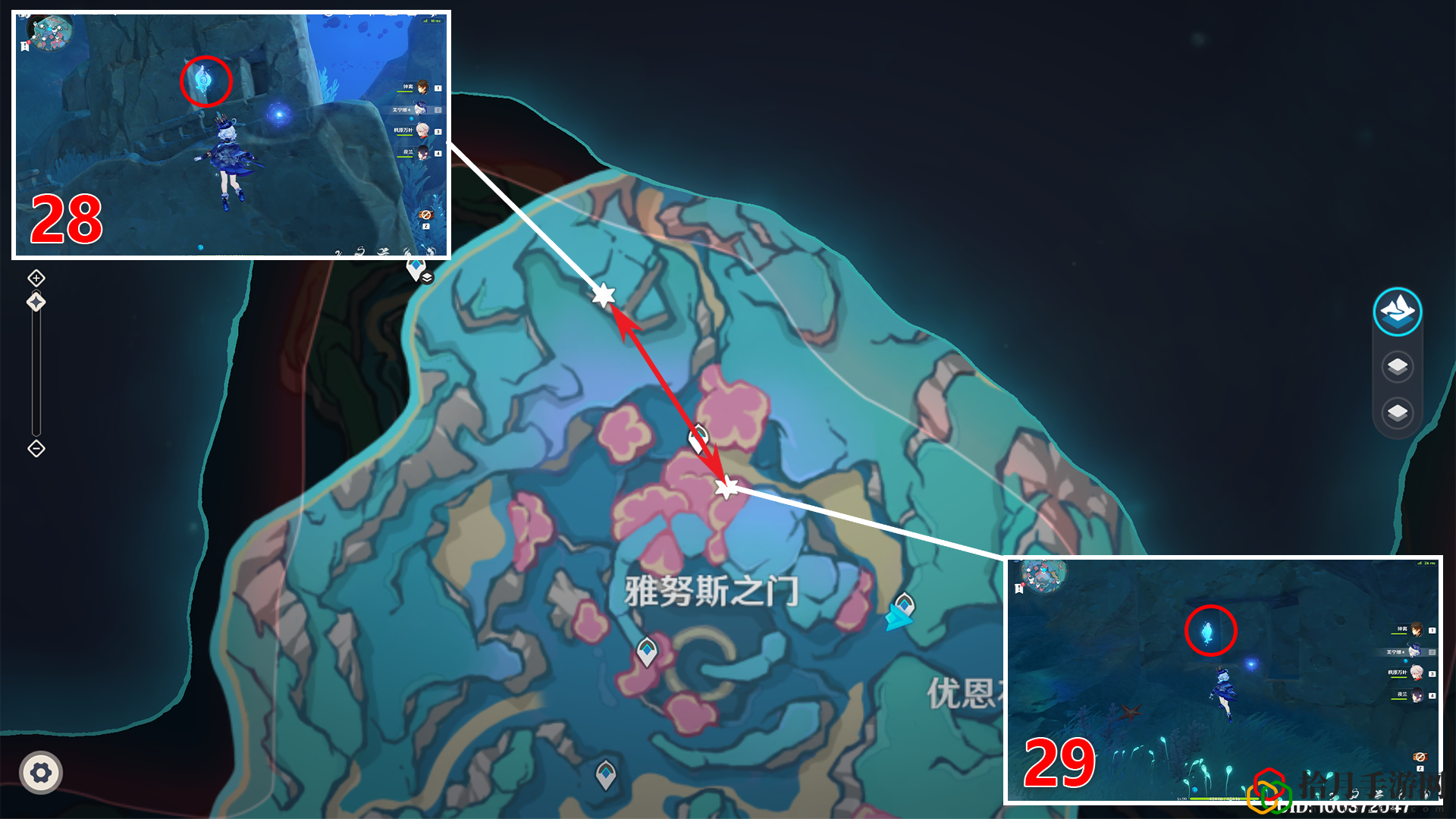 旧日之海水神瞳位置 游戏内日常任务效率提升