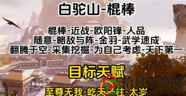 天赋选什么 制定相应的游戏计划和策略