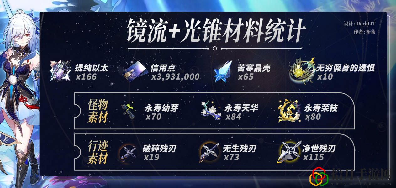 镜流养成材料统计 装备强化与保护机制详解