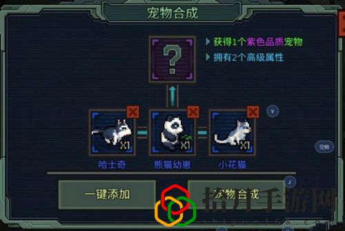 像素危城如何切换宠物 在哪里合成宠物