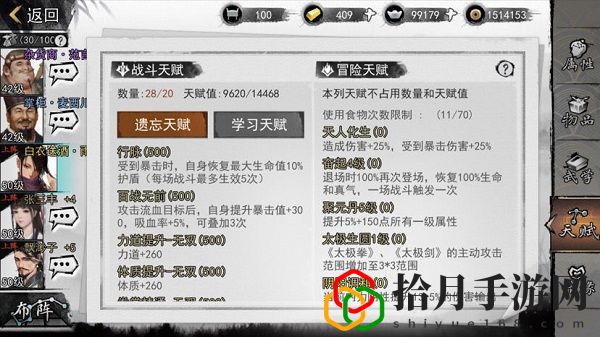 我的侠客武当该怎么玩 武当武学和武器该怎么搭配