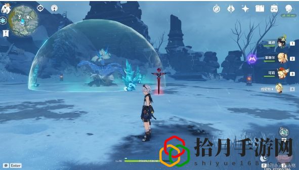 原神雪山大冰骗骗花怎么玩