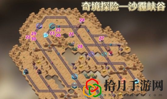 剑与远征沙霾峡谷怎么打