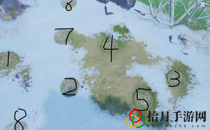 原神手游怎么点亮雪山八个圆盘？点亮雪山八个圆盘的顺序是什么？