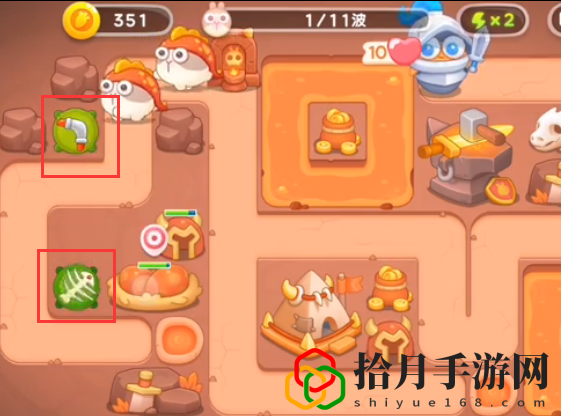 保卫萝卜4饿龙传说第40关打法 保卫萝卜4饿龙传说第40关满星攻略