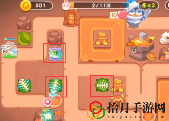 保卫萝卜4饿龙传说第40关打法 保卫萝卜4饿龙传说第40关满星攻略