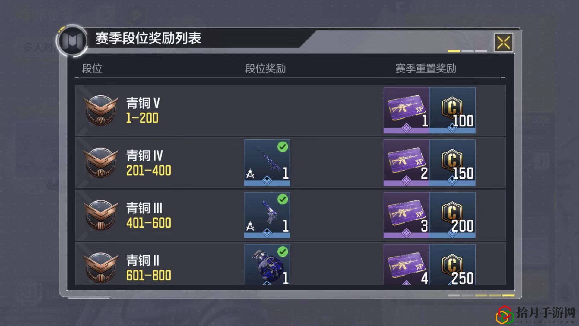 使命召唤手游有哪些段位？它们分别要多少分数？
