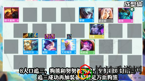 金铲铲之战重骑兵阵容(金铲铲之战重骑狗熊阵容玩法攻略)