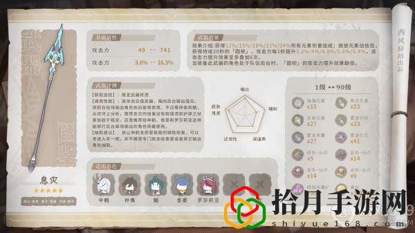 原神息灾适合谁用(原神息灾适用角色推荐)