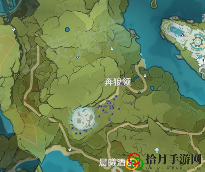 原神手游钩钩果采集刷新地点的全部位置在哪里？