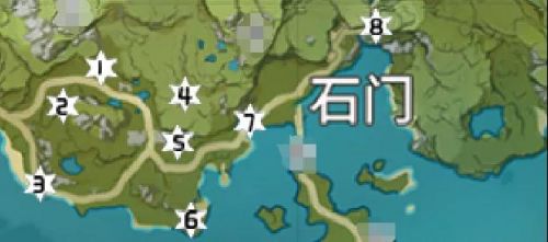 原神手游石门岩神瞳位置在哪里？