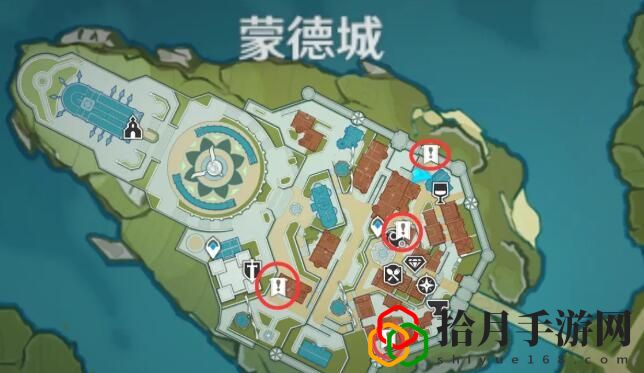 原神蒙德海报与告示牌位置在哪里？